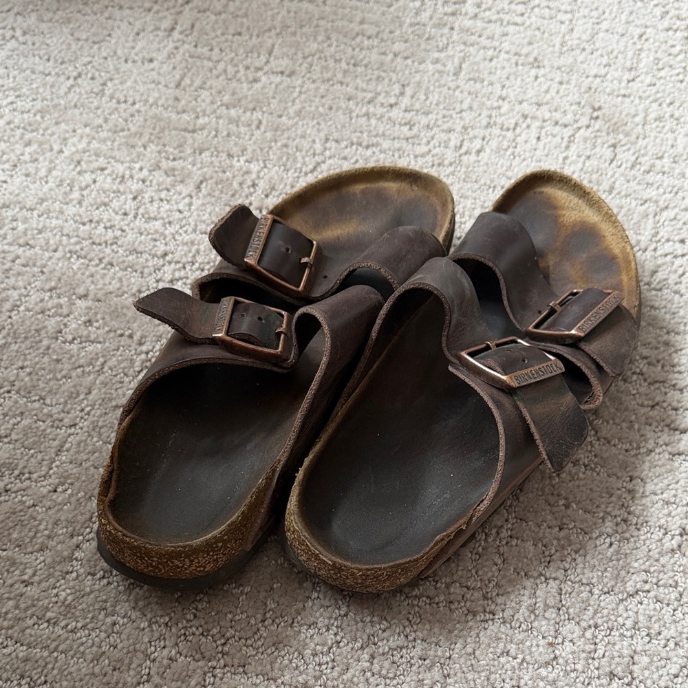 Birkenstock Arizona Dark Brown Sandals - 37 - Picture 5 of 5